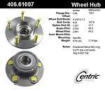 Centric parts 406.61007 rear hub assembly