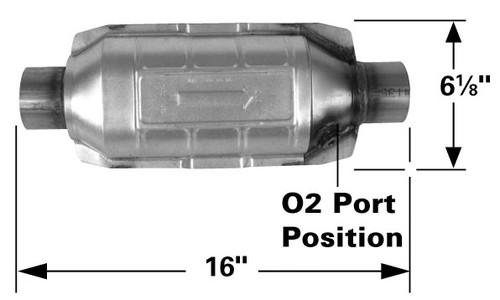 Ap exhaust 608206 exhaust system parts-catalytic converter