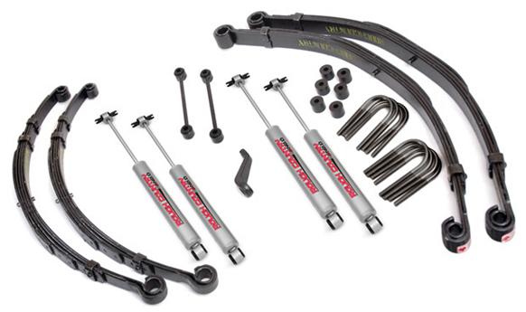 Rough country 675.20 4" suspension lift kit jeep cj7 scrambler 