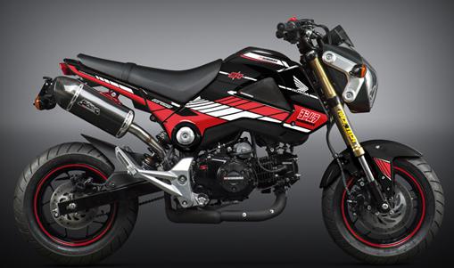 Honda grom 2014 yoshimura graphics black 800bg 121200