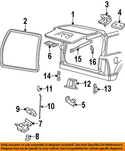 Ford oem w706307s301 lift gate-support cylinder stud