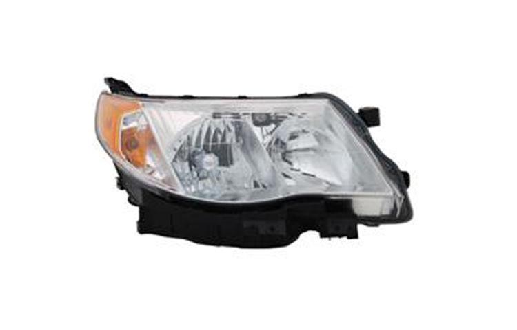 Right passenger side replacement headlight w/ halogen type 09-10 subaru forester