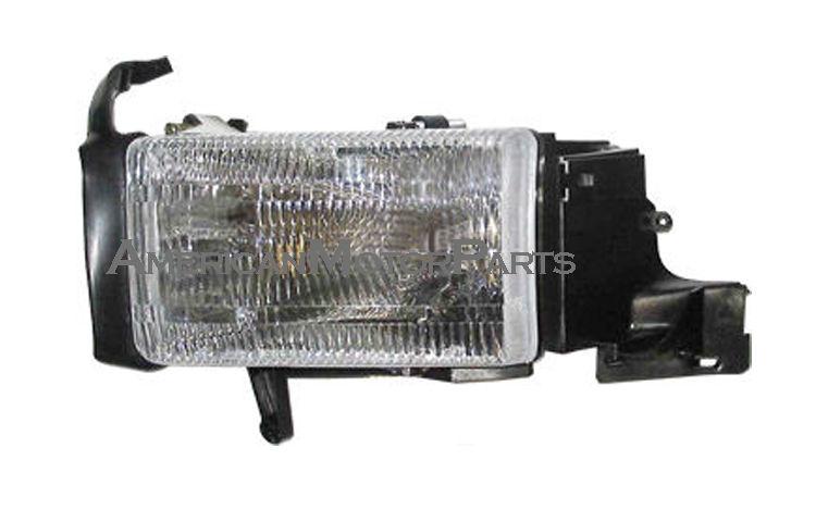 Left driver side replacement headlight w/o cornering lamp 94-02 dodge ram