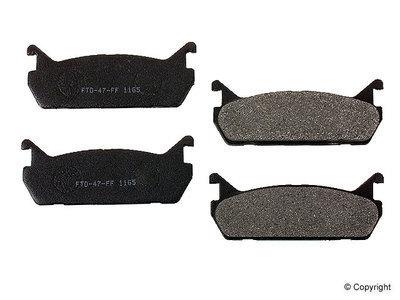 Wd express 520 04580 503 brake pad or shoe, rear