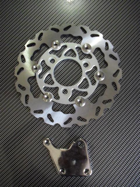 Scooter 125cc 150cc gy6 high performance rear brake gray disc rotor kit