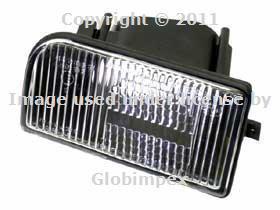 Bmw e24 e32 fog light lens housing hella oem left + 1 year warranty