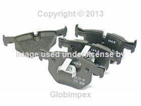 Bmw genuine rear brake pad pads e70 e71 x5 x6 oem + 1 year warranty