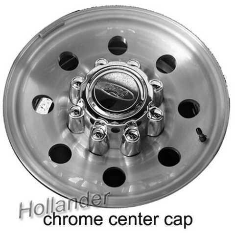 Wheel/rim for 99 00 ford f250 super duty ~ 16x7 srw alum 8 round holes satin fin