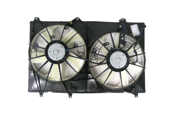 Replacement ac condenser + radiator cooling fan lexus rx350 toyota sienna