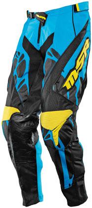 Msr 2014 adult pants nxt edge cyn/blk/ylw pant size 32