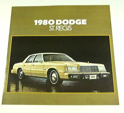 1980 80 dodge st regis brochure touring edition 