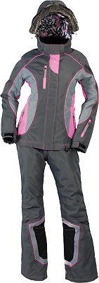 Divas snowgear divine ii womens motorcycle jacket pink/gray xxxx-large 87622