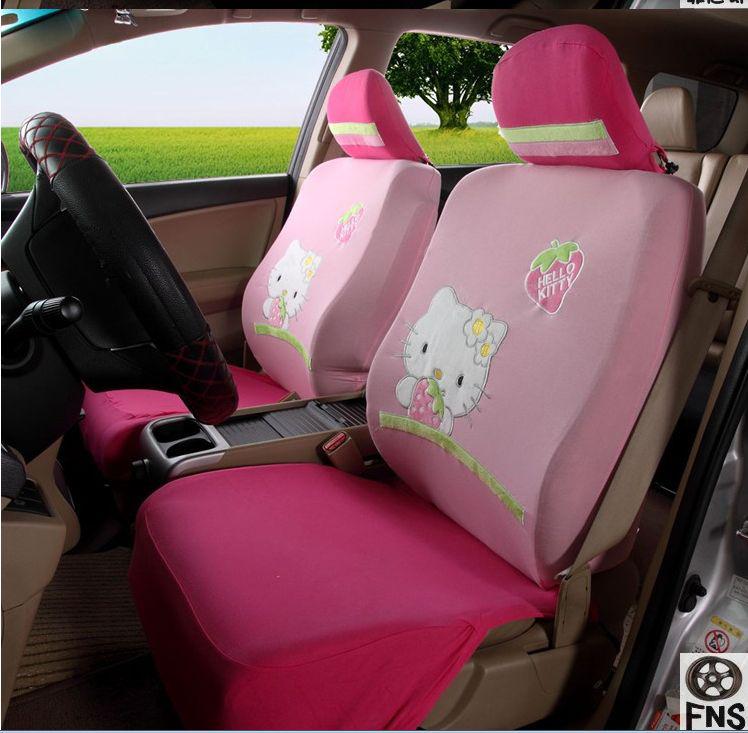 High-quality hello kitty universal auto/car seat covers for car auto washable