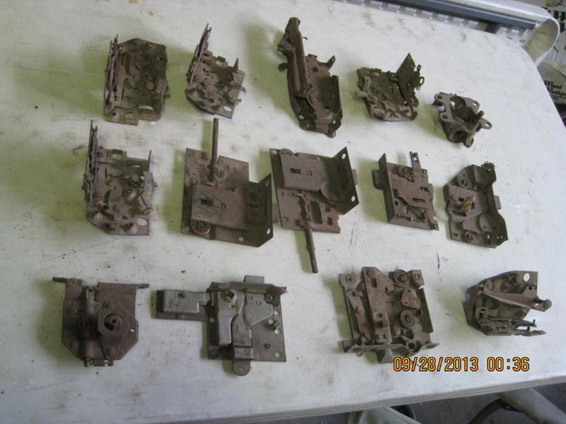 1920s 1930s 1940s 1950s latches and hinges - lot of 14