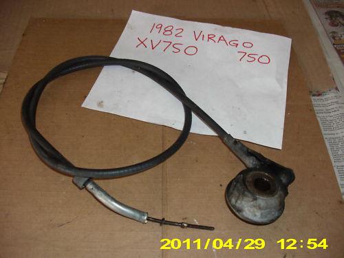 Yamaha xv750 virago oem speedometer speedo drive and cable 