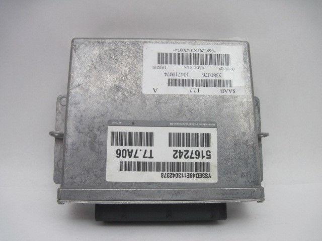 Ecu ecm computer saab 9-5 2003 v6 09378729 537685