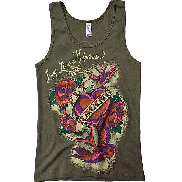 Fly racing tat tanktop green (womens xl / x-large)