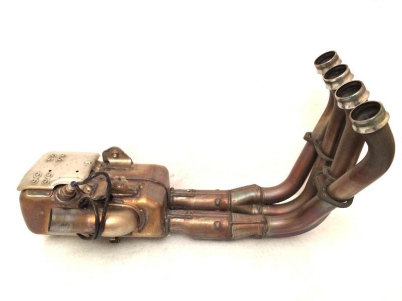 08 09 10 11 12 yamaha r6 oem exhaust headers manifold cat o2 sensor yzf-r6