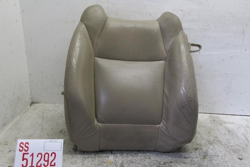 01 02 03 acura cl type s right front seat upper cushion back leather tan oem