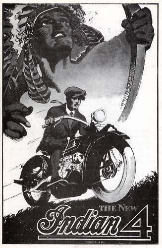 1929  indian 4 motorcycle brochure