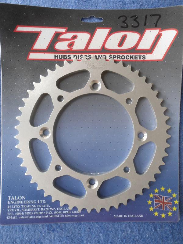 Talon rear sprocket crf150 cr80 cr85         silver 51t  420