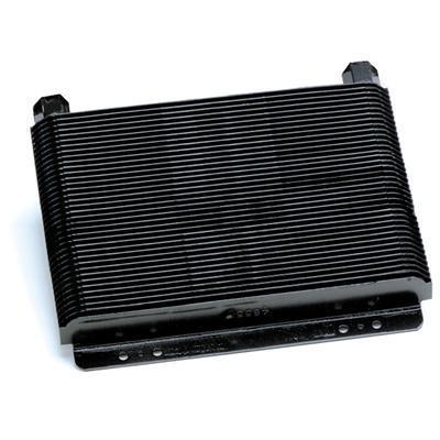 B&m supercooler oil cooler 70266 10" x 11.25" 1/2" inlet/outlet