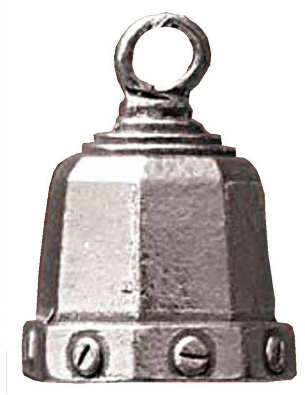 Pewter motorcycle guardian bell billet biker spirit new