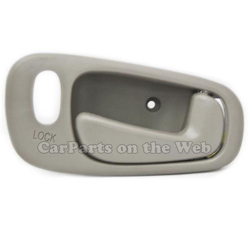 New 1998-2002 toyota corolla inner door handle assembly right side grey