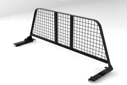 Kargo master screened cab guard rack for dodge ram & ford f-250 & f-350