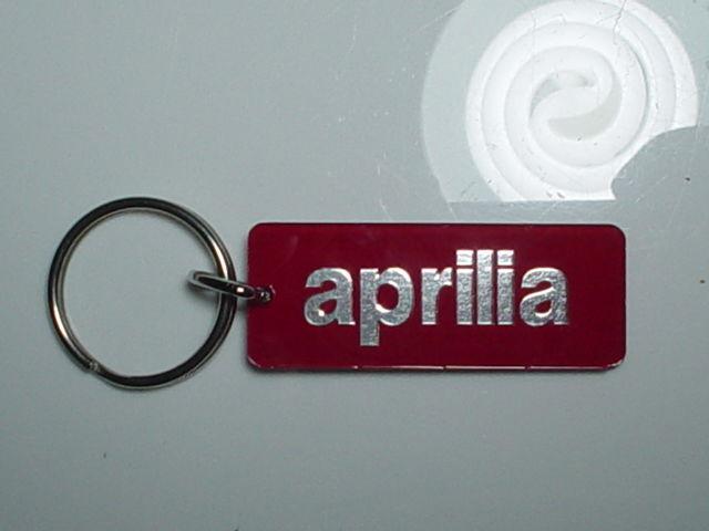 Aprilia motorcycle key chain fob red/chrome mana shiver tuono rsv4 r aprc 