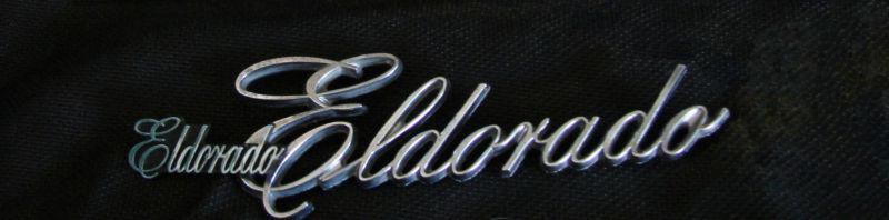  1973 -1978 cadillac eldorado rear & interior  emblems  