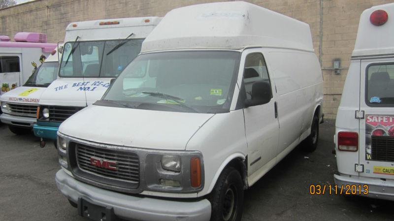 2002 gmc savana / express hitop, 5.7l  engine , transmission,  hi top raised