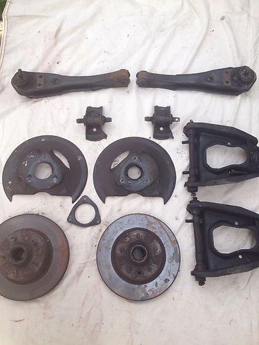 1969 ford mustang mach1 cobrajet oem disc brakes upper lower control arm rotors