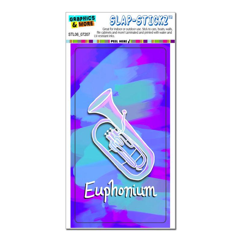 Euphonium - musical instrument music brass band - slap-stickz™ bumper sticker