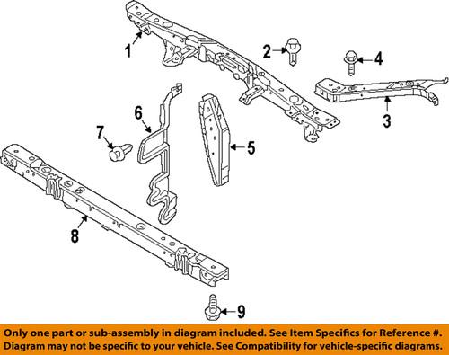 Nissan oem 625211ka0a radiator support-upper support