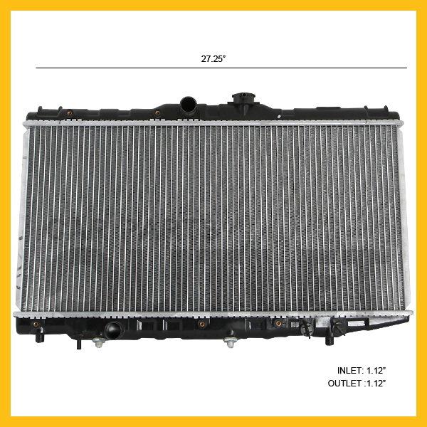 1989 1990 1991 1992 corolla 1.6l auto radiator 4/5d prizm wagon at mt new 89-02