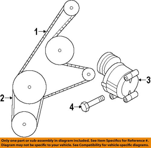 Mazda oem l37315909 9u serpentine belt/serpentine belt/fan belt