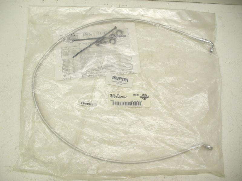 Harley 08 up fxdli diamond-back front brake line; 46708-06.