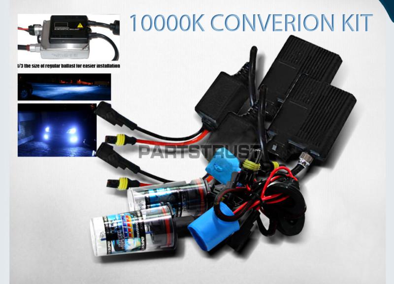 880/893/899 10000k blue xenon slim hid fog lights driving lamps kit brand new