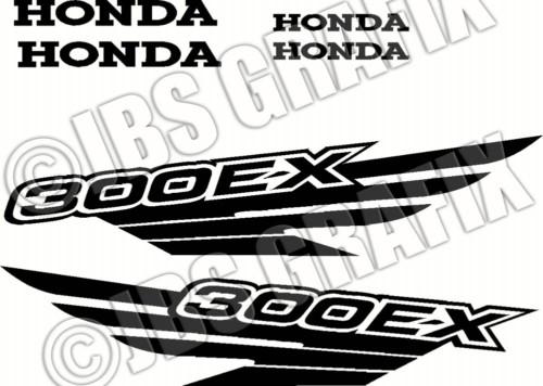 Honda 300ex decal/sticker set  *free shipping* and color choice   