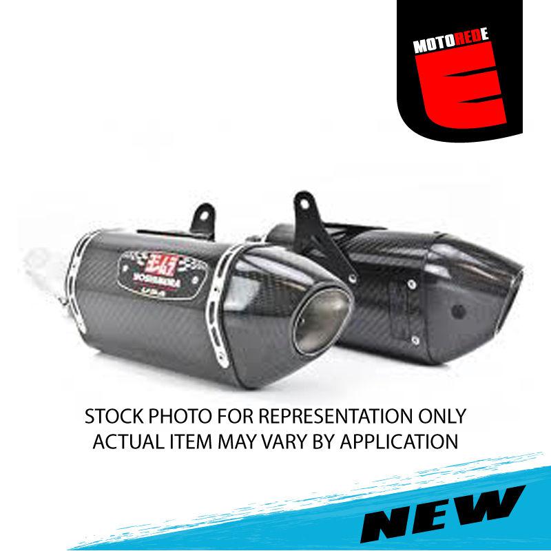 Yoshimura r77 dual slip-on carbon fiber muffler 2012 yamaha yzf-r1