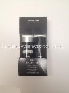 New genuine porsche touch up paint oem basalt black metallic