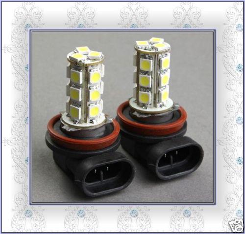 Gau auto 2 x white 18-smd led car auto fog light headlight bulbs h9 12v