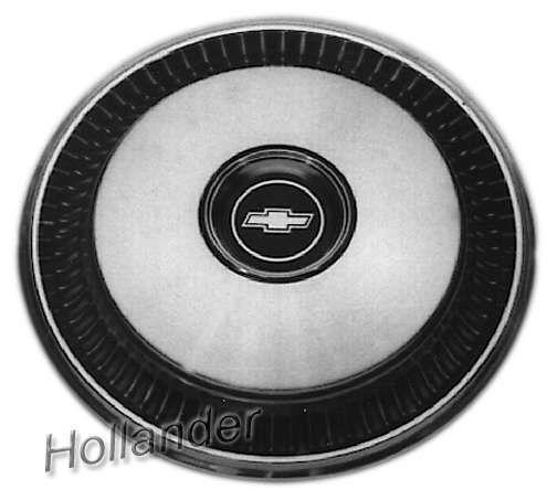 73 74 chevelle wheel cover w/o wire type bowtie ctr 14 wheel