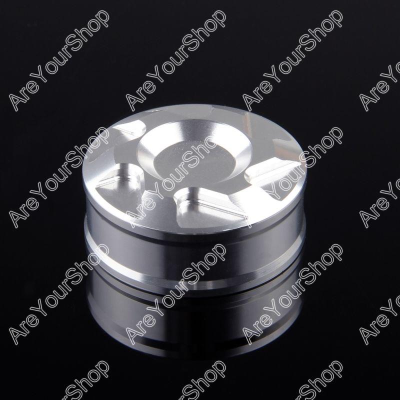 Rear brake fluid oil cap cover for kawasaki zx6r 2007-2008 silver