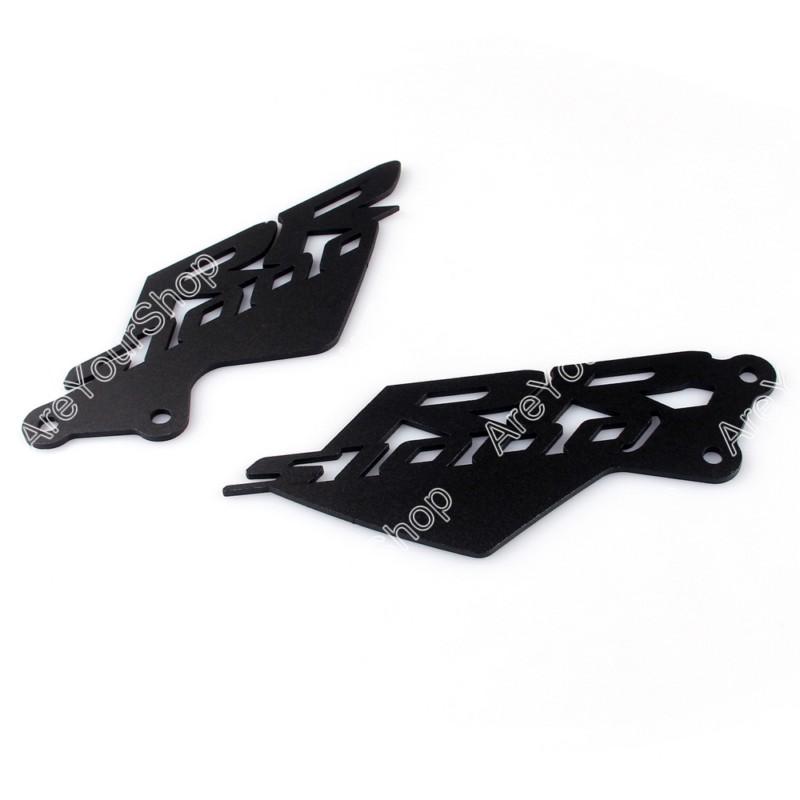 Foot peg heel plates guard for bmw s1000rr 2010-2013 black