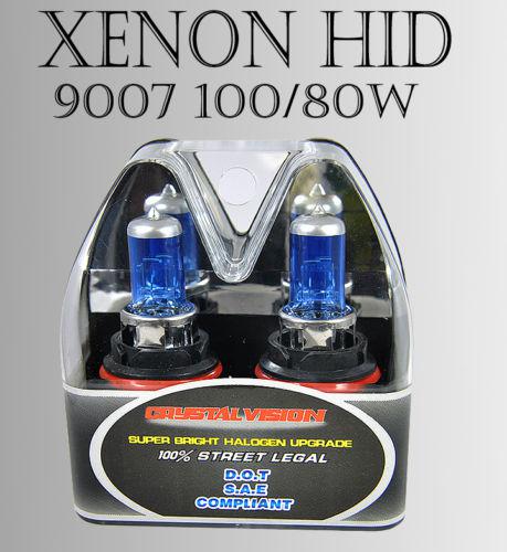 Jdm 9007 m-box 100/80w pair high/ low xenon hid super white replace light bulbs