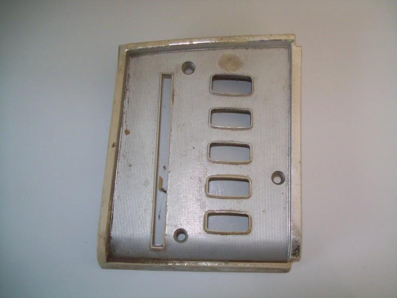 1964 64 dodge plymouth push button cover plate