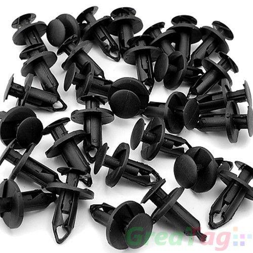 Kit for suzuki honda kawasaki polaris pack of 30pcs 8mm fender clip