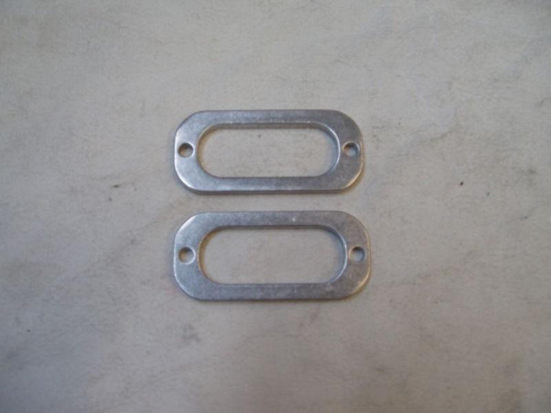 Custom harley chopper billet 3/4 " axle slider plates >chopper - bobber - ridged